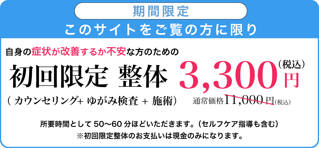 初回整体(PC)